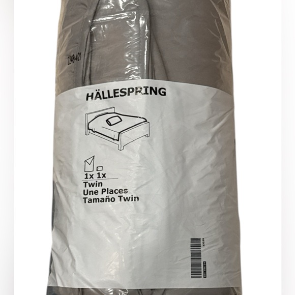 IKEA Other - Ikea Hallespring Gray Twin Comforter with One queen size pillowcase NWT